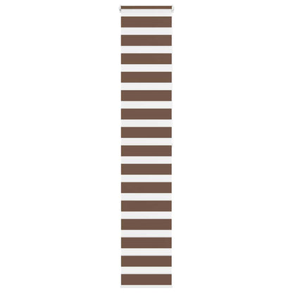Doppelrollo Braun 50x200 cm Stoffbreite 45,9 cm Polyester