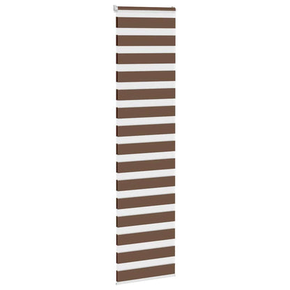 Doppelrollo Braun 55x200 cm Stoffbreite 50,9 cm Polyester