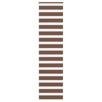 Doppelrollo Braun 60x200 cm Stoffbreite 55,9 cm Polyester