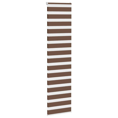 Doppelrollo Braun 60x200 cm Stoffbreite 55,9 cm Polyester
