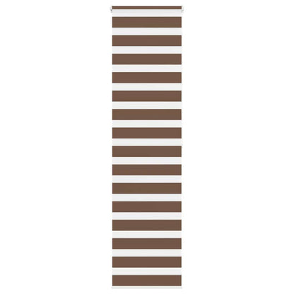 Doppelrollo Braun 65x200 cm Stoffbreite 60,9 cm Polyester