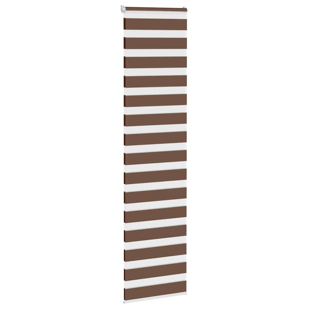 Doppelrollo Braun 65x200 cm Stoffbreite 60,9 cm Polyester