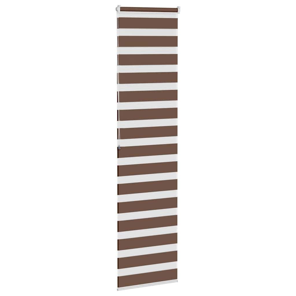 Doppelrollo Braun 65x200 cm Stoffbreite 60,9 cm Polyester