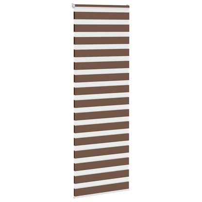 Doppelrollo Braun 70x200 cm Stoffbreite 65,9 cm Polyester