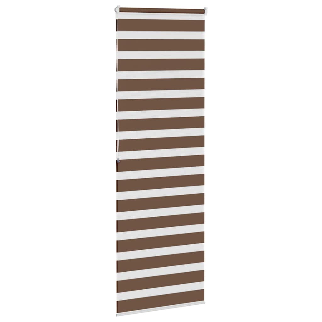 Doppelrollo Braun 75x200 cm Stoffbreite 70,9 cm Polyester