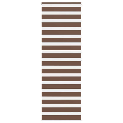 Doppelrollo Braun 80x200 cm Stoffbreite 75,9 cm Polyester