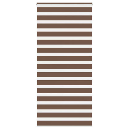 Doppelrollo Braun 95x200 cm Stoffbreite 90,9 cm Polyester