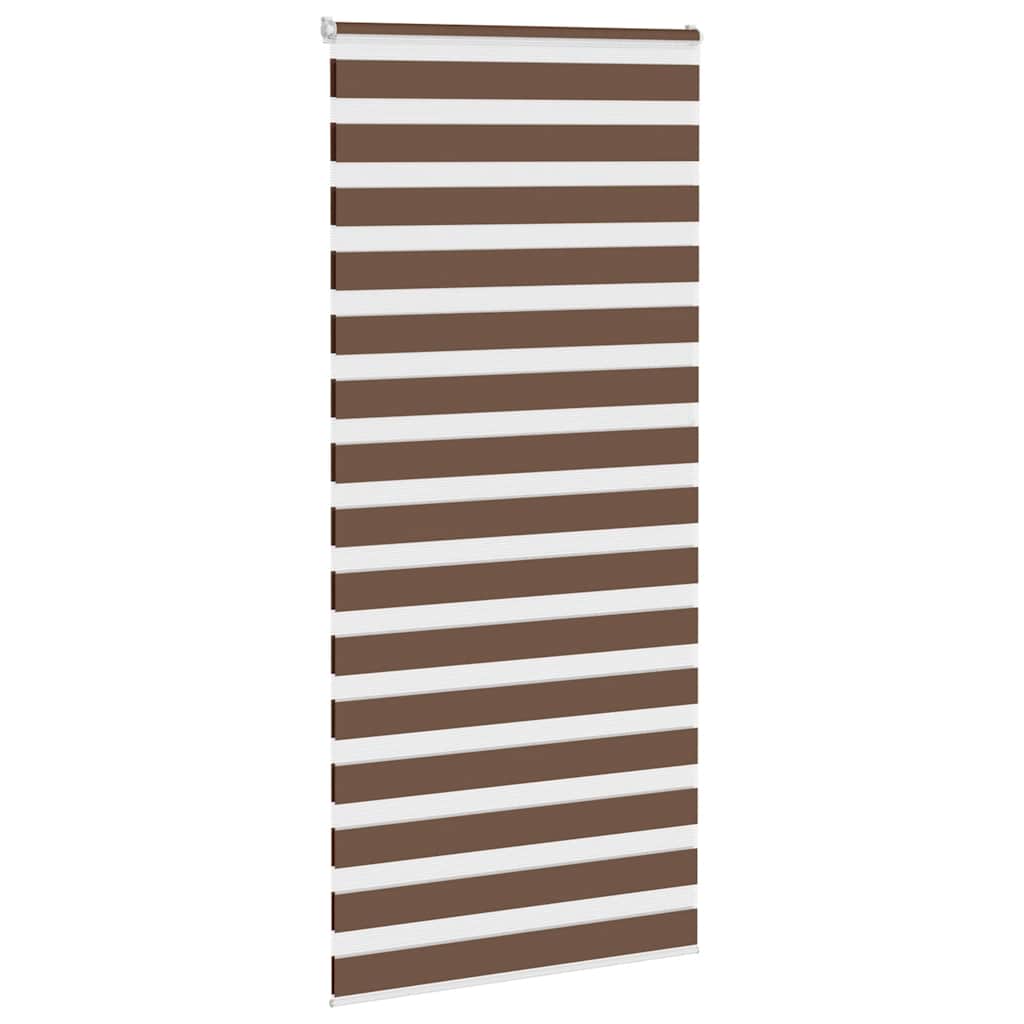 Doppelrollo Braun 105x200 cm Stoffbreite 100,9 cm Polyester