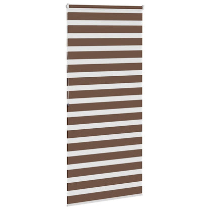Doppelrollo Braun 105x200 cm Stoffbreite 100,9 cm Polyester