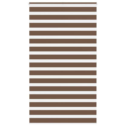 Doppelrollo Braun 120x200 cm Stoffbreite 115,9 cm Polyester