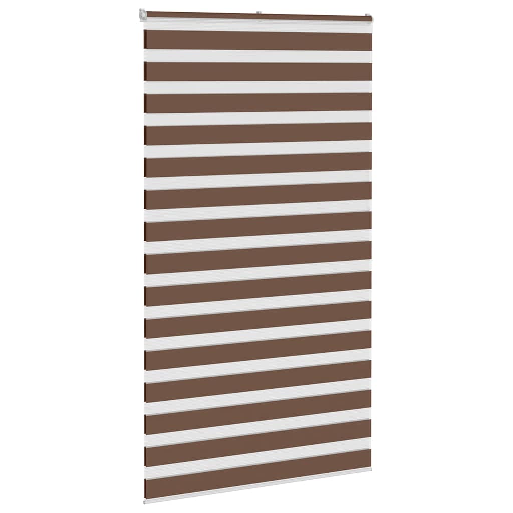 Doppelrollo Braun 120x200 cm Stoffbreite 115,9 cm Polyester