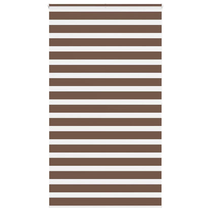 Doppelrollo Braun 135x200 cm Stoffbreite 130,9 cm Polyester