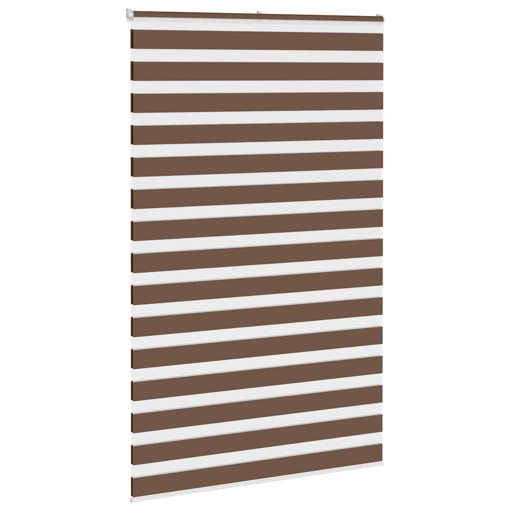 Doppelrollo Braun 145x200 cm Stoffbreite 140,9 cm Polyester