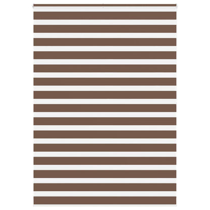Doppelrollo Braun 155x200 cm Stoffbreite 150,9 cm Polyester