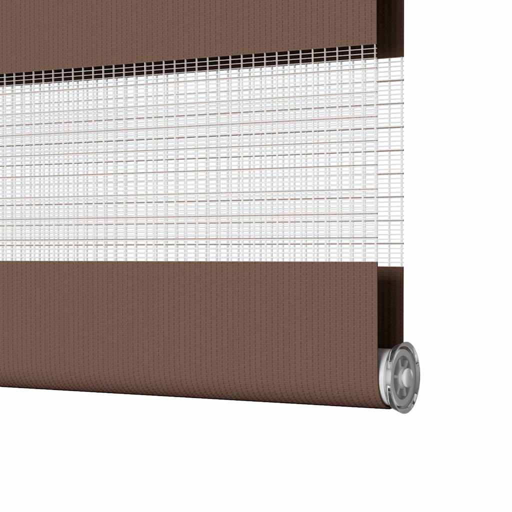 Doppelrollo Braun 160x200 cm Stoffbreite 155,9 cm Polyester