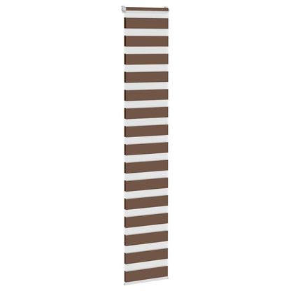 Doppelrollo Braun 40x230 cm Stoffbreite 35,9 cm Polyester