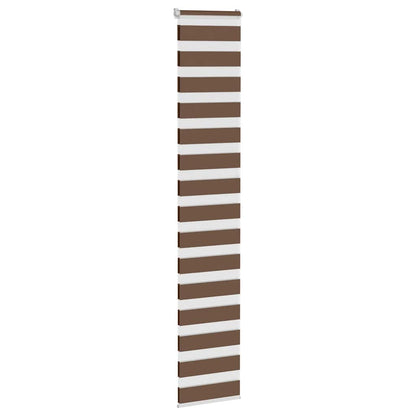 Doppelrollo Braun 45x230 cm Stoffbreite 40,9 cm Polyester