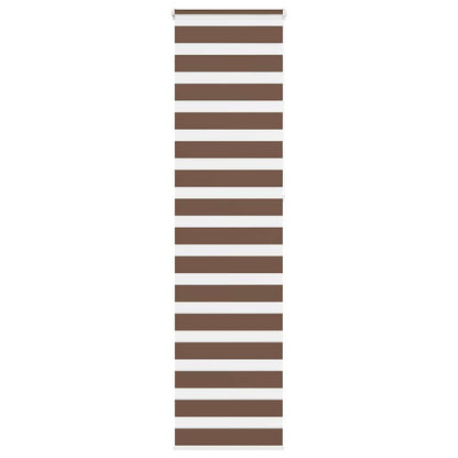 Doppelrollo Braun 60x230 cm Stoffbreite 55,9 cm Polyester