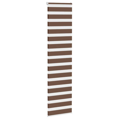 Doppelrollo Braun 60x230 cm Stoffbreite 55,9 cm Polyester