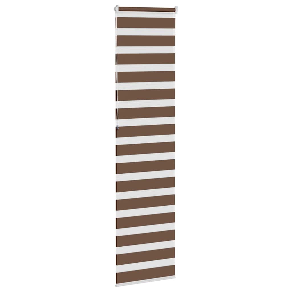 Doppelrollo Braun 60x230 cm Stoffbreite 55,9 cm Polyester