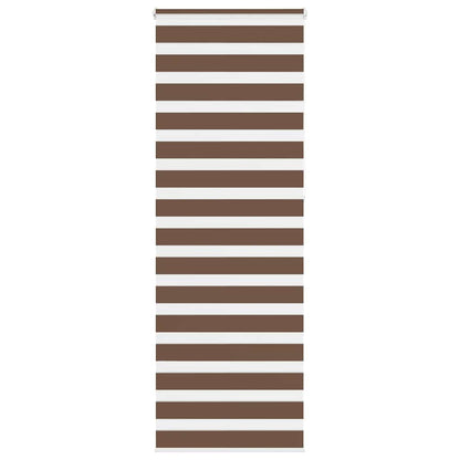 Doppelrollo Braun 75x230 cm Stoffbreite 70,9 cm Polyester