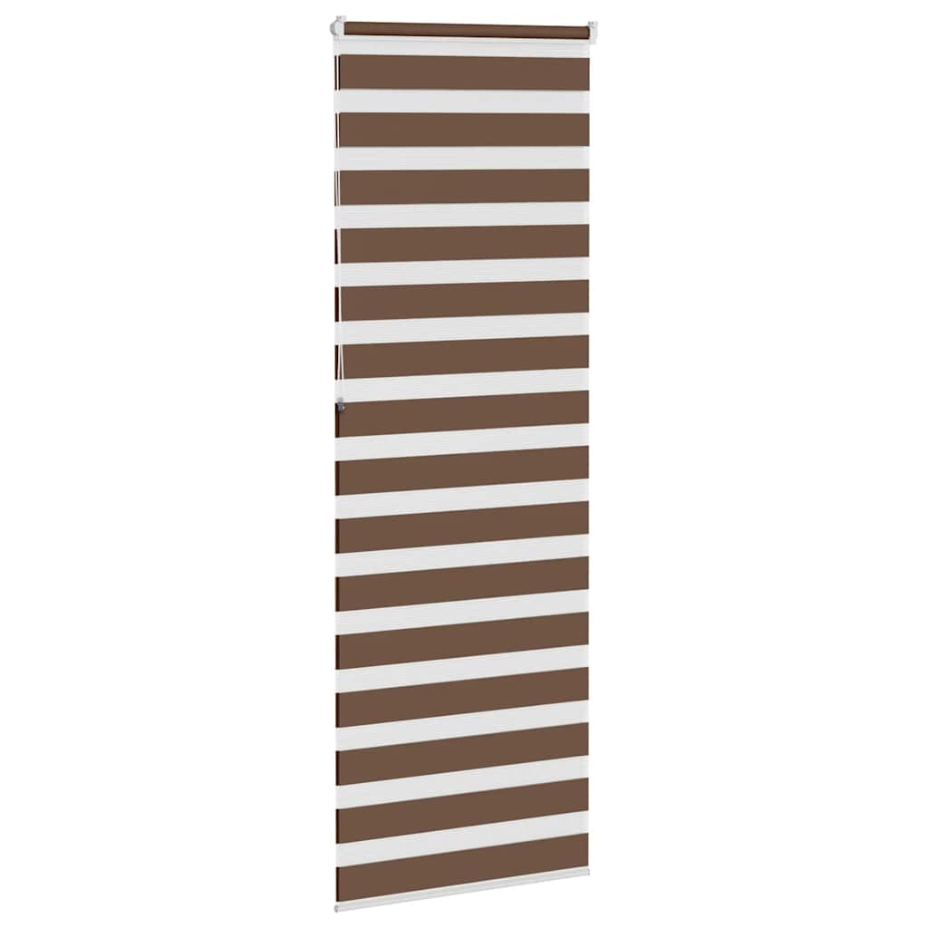 Doppelrollo Braun 75x230 cm Stoffbreite 70,9 cm Polyester