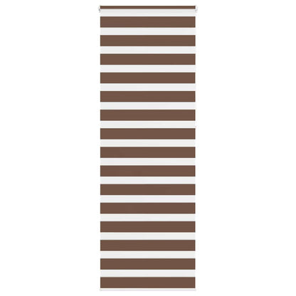 Doppelrollo Braun 80x230 cm Stoffbreite 75,9 cm Polyester