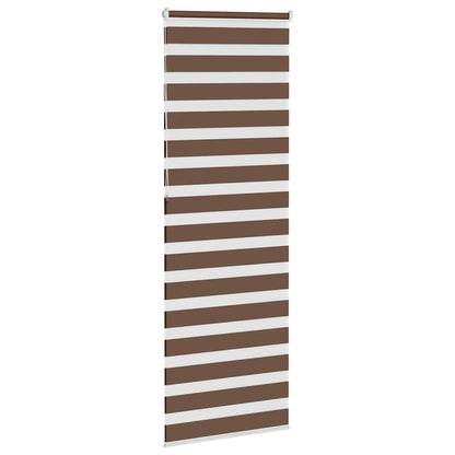 Doppelrollo Braun 80x230 cm Stoffbreite 75,9 cm Polyester