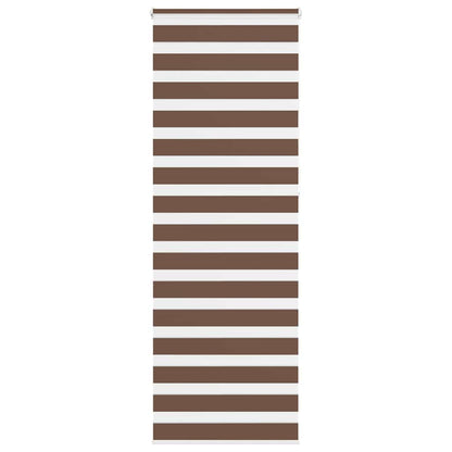 Doppelrollo Braun 85x230 cm Stoffbreite 80,9 cm Polyester