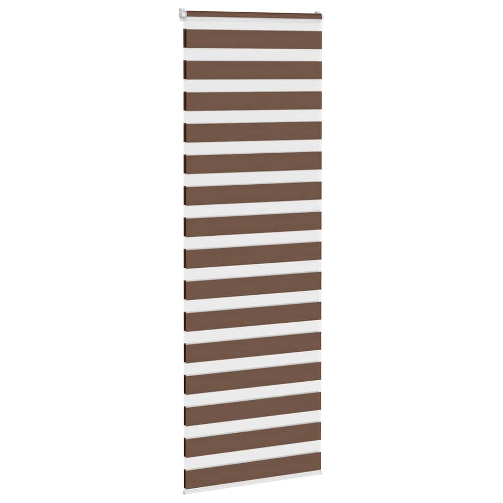 Doppelrollo Braun 85x230 cm Stoffbreite 80,9 cm Polyester