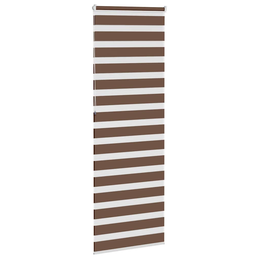 Doppelrollo Braun 85x230 cm Stoffbreite 80,9 cm Polyester