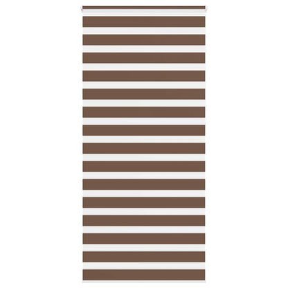 Doppelrollo Braun 100x230 cm Stoffbreite 95,9 cm Polyester