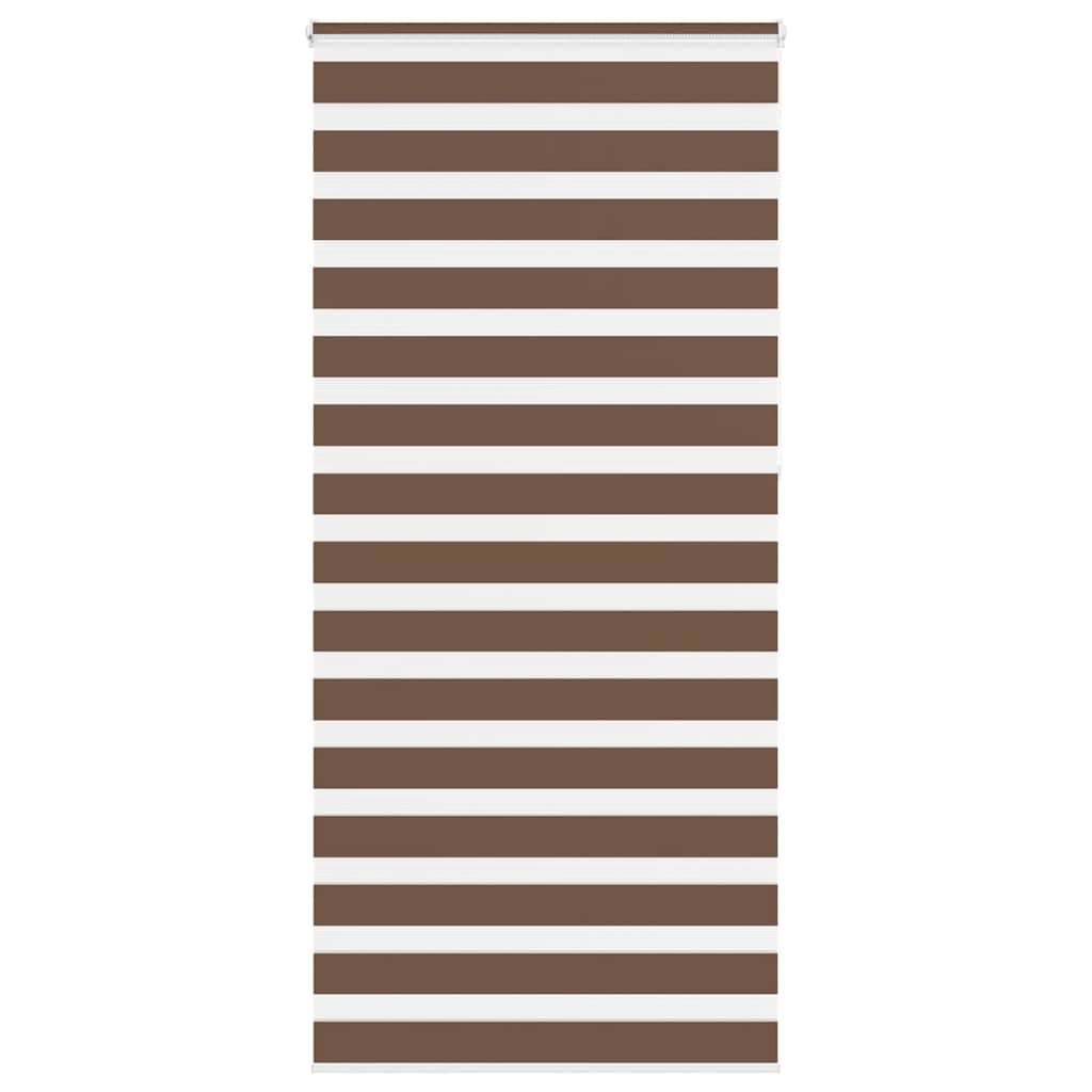 Doppelrollo Braun 115x230 cm Stoffbreite 110,9 cm Polyester