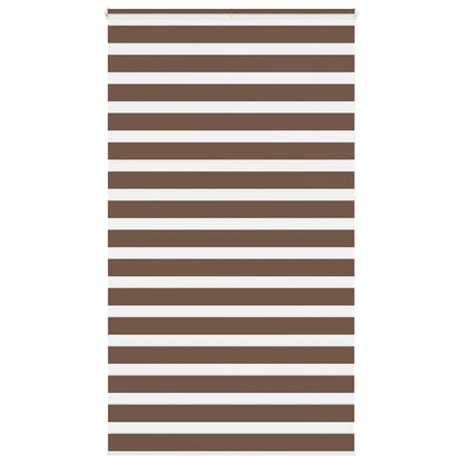 Doppelrollo Braun 130x230 cm Stoffbreite 125,9 cm Polyester