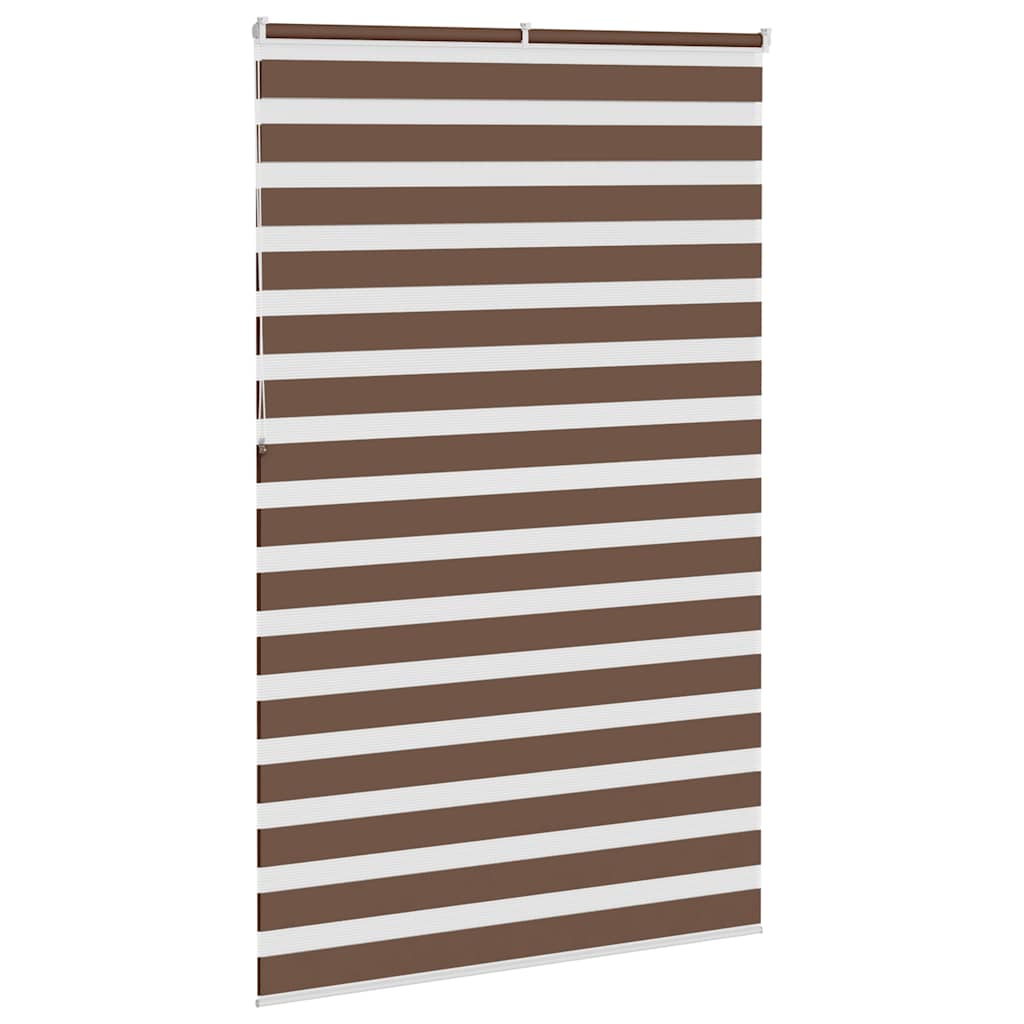 Doppelrollo Braun 150x230 cm Stoffbreite 145,9 cm Polyester