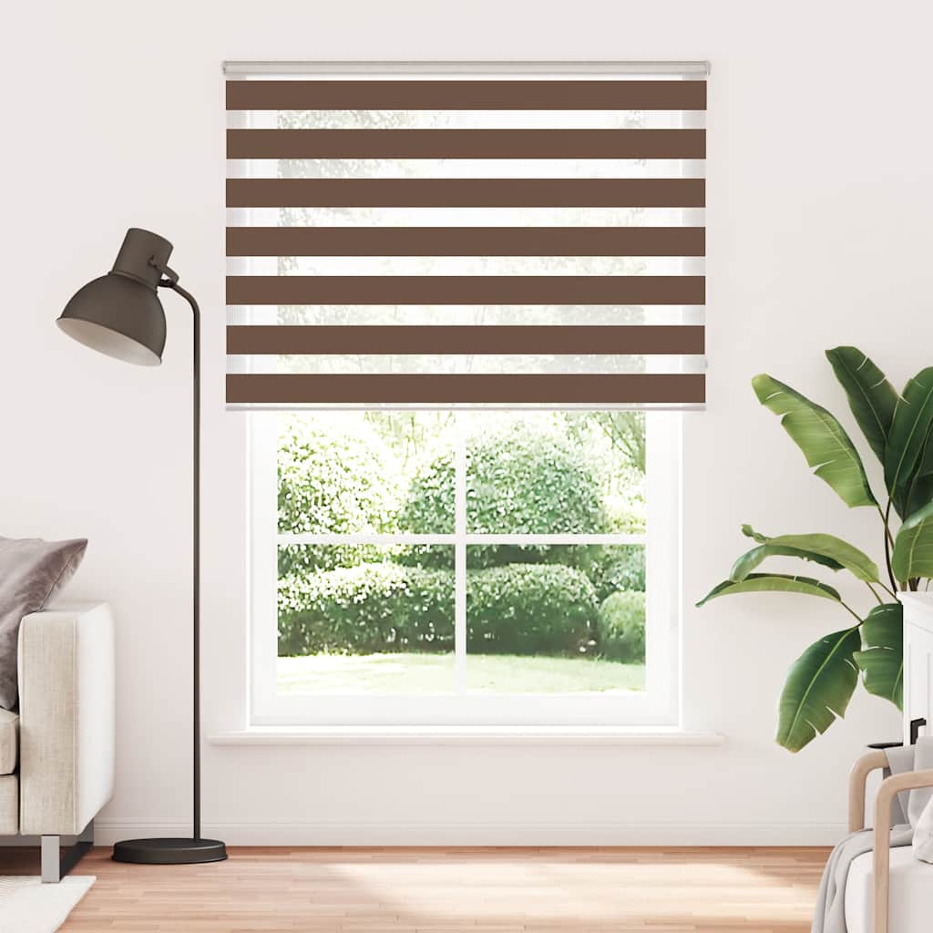 Doppelrollo Braun 160x230 cm Stoffbreite 155,9 cm Polyester