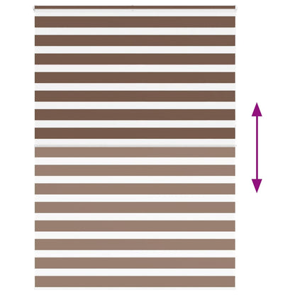 Doppelrollo Braun 160x230 cm Stoffbreite 155,9 cm Polyester