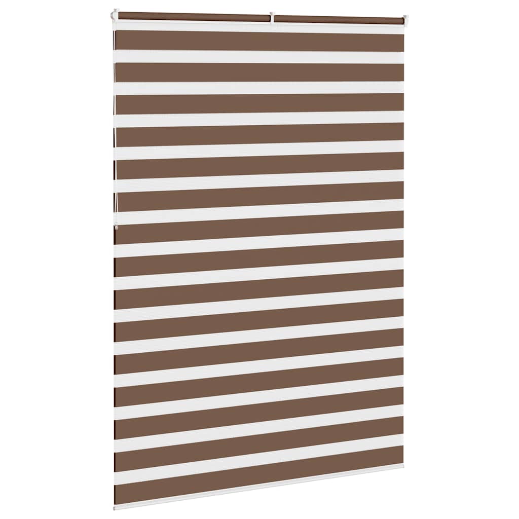 Doppelrollo Braun 165x230 cm Stoffbreite 160,9 cm Polyester