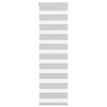 Doppelrollo Hellgrau 50x100 cm Stoffbreite 45,9 cm Polyester