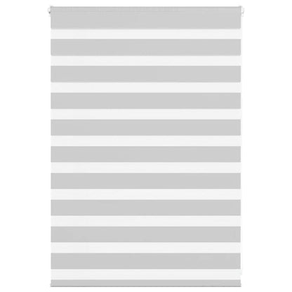 Doppelrollo Hellgrau 95x100 cm Stoffbreite 90,9 cm Polyester