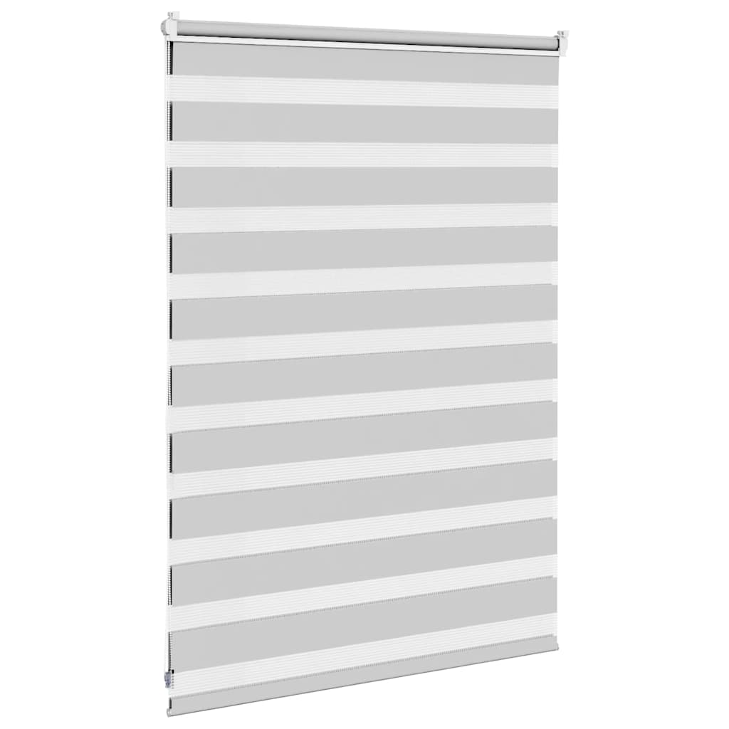 Doppelrollo Hellgrau 100x100 cm Stoffbreite 95,9 cm Polyester