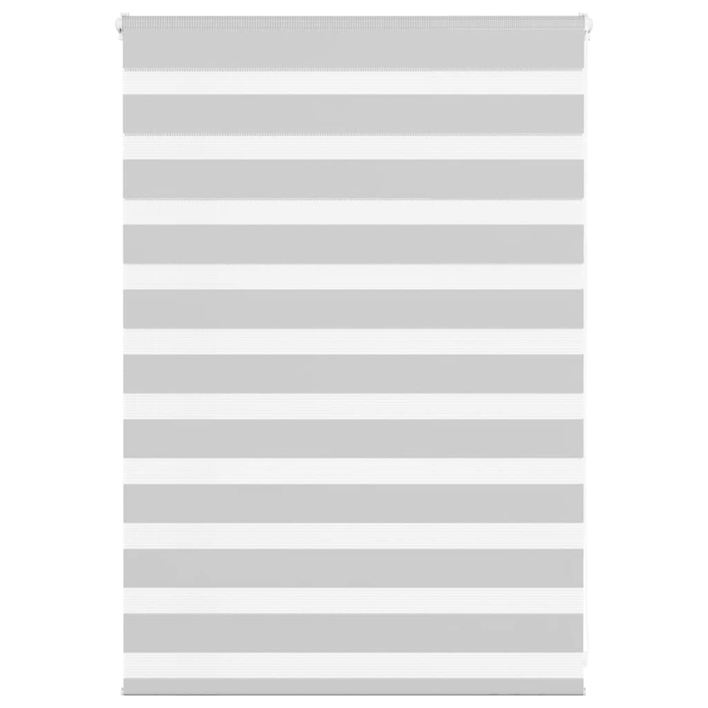 Doppelrollo Hellgrau 115x100 cm Stoffbreite 110,9 cm Polyester