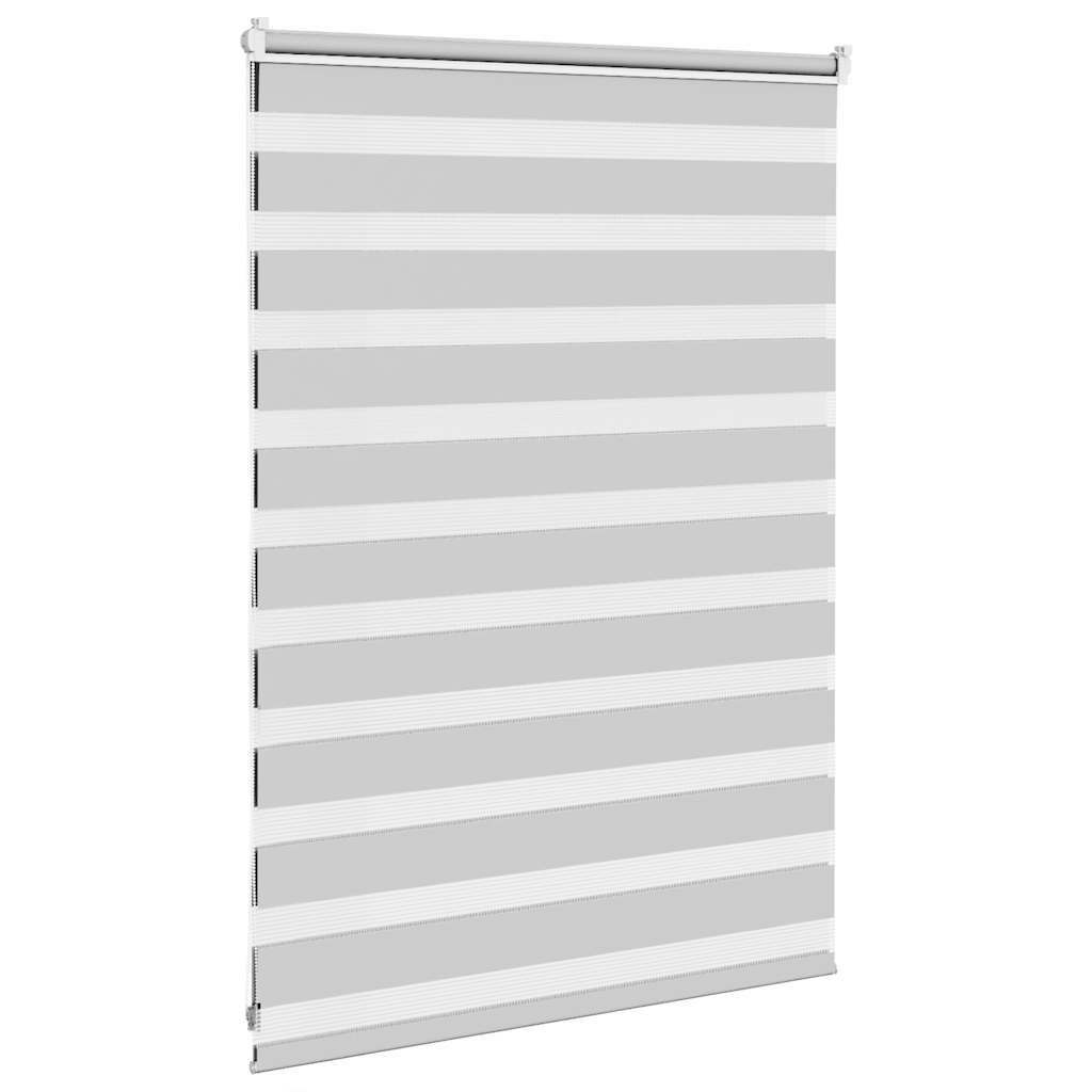 Doppelrollo Hellgrau 115x100 cm Stoffbreite 110,9 cm Polyester