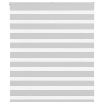 Doppelrollo Hellgrau 125x100 cm Stoffbreite 120,9 cm Polyester