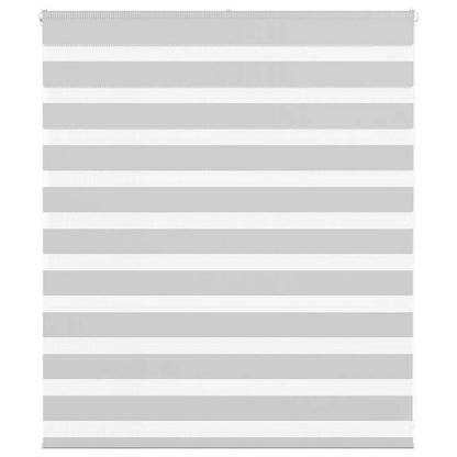 Doppelrollo Hellgrau 130x100 cm Stoffbreite 125,9 cm Polyester