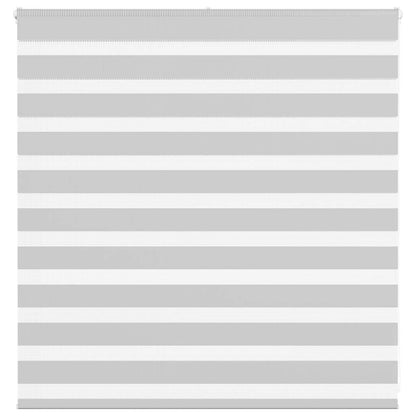 Doppelrollo Hellgrau 140x100 cm Stoffbreite 135,9 cm Polyester