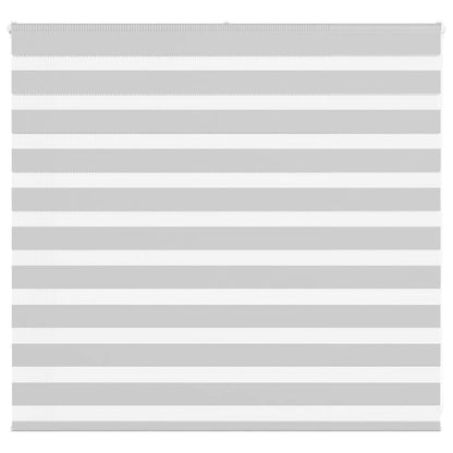 Doppelrollo Hellgrau 155x100 cm Stoffbreite 150,9 cm Polyester
