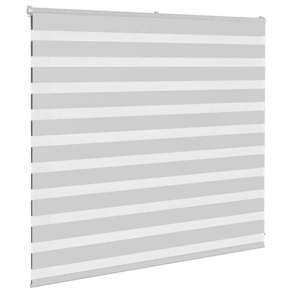 Doppelrollo Hellgrau 160x100 cm Stoffbreite 155,9 cm Polyester