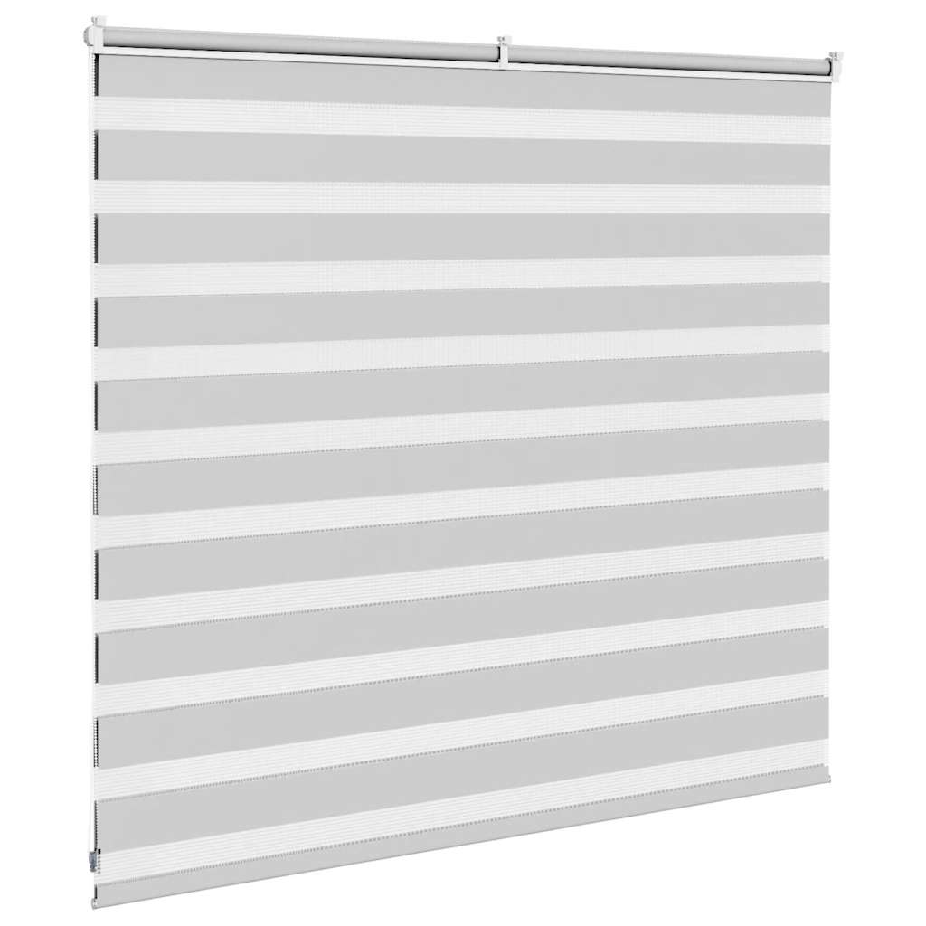 Doppelrollo Hellgrau 165x100 cm Stoffbreite 160,9 cm Polyester