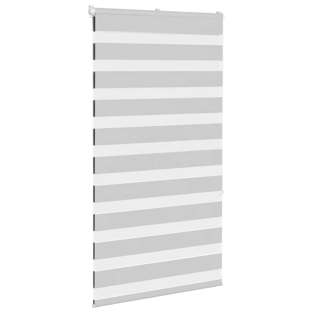 Doppelrollo Hellgrau 70x150 cm Stoffbreite 65,9 cm Polyester